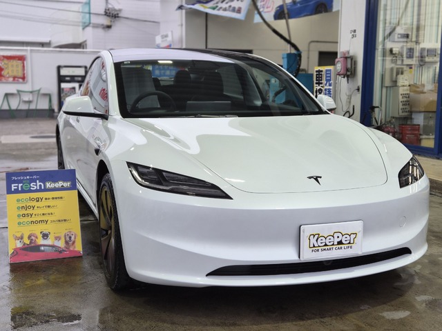 フレッシュキーパー施工車（テスラ）