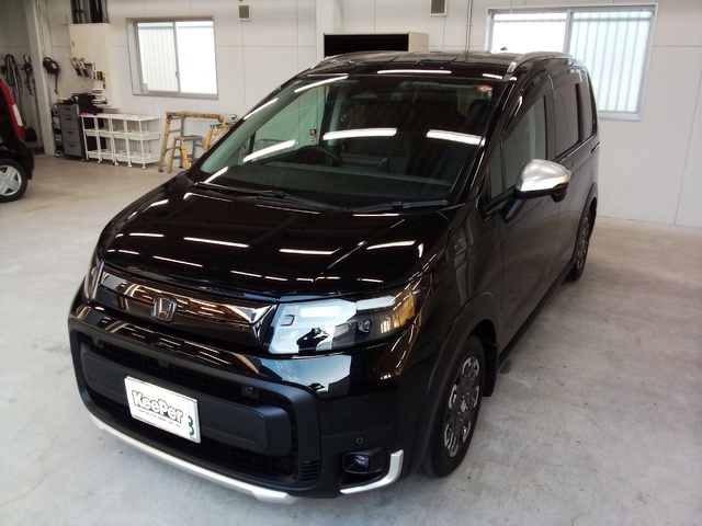 ホンダ フリードクロスター|EXキーパー施工後のツヤと輝き|関市 キーパープロショップせき店