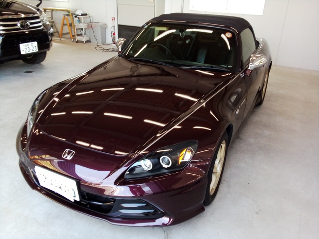 ホンダ S2000|クリスタルキーパーコーティング施工例|関市 キーパープロショップせき店