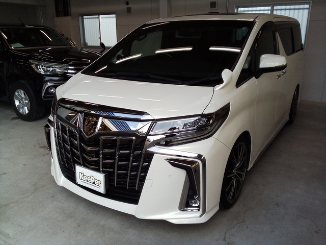 トヨタ アルファード・Wダイヤモンドキーパー施工例。施工後のツヤと輝きが自慢です|関市・キーパープロショップせき店