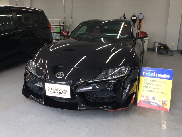 トヨタ　スープラ｜EXキーパー施工後のツヤと輝き