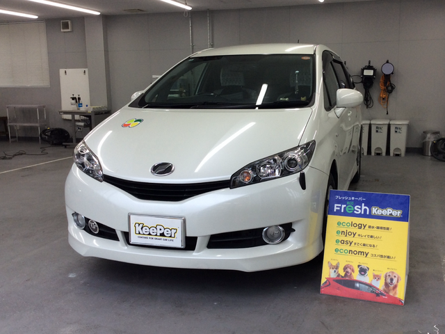 トヨタ ウィッシュ｜EXキーパー施工後のツヤと輝き