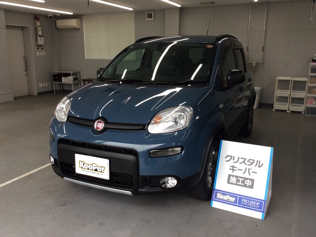 フィアット パンダ｜EXキーパー施工後のツヤと輝き