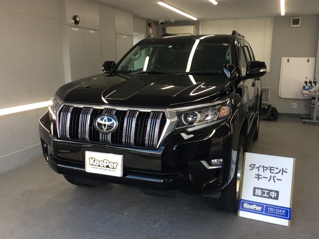 トヨタ　プラド｜EXキーパー施工後のツヤと輝き