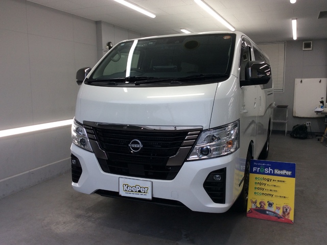 ニッサン　キャラバン｜EXキーパー施工後のツヤと輝き