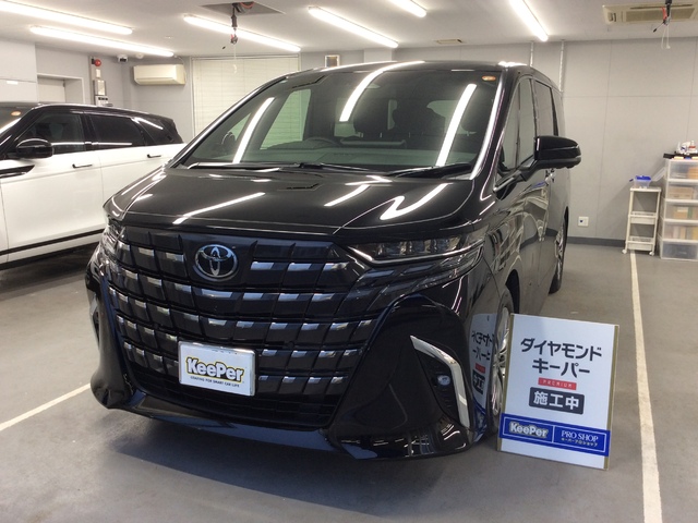 トヨタ　アルファード｜EXキーパー施工後のツヤと輝き