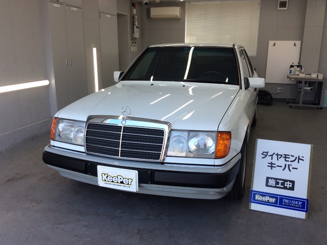 ベンツ Eクラス|EXキーパー施工後のツヤと輝き