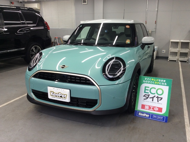 ミニ｜EXキーパー施工後のツヤと輝き