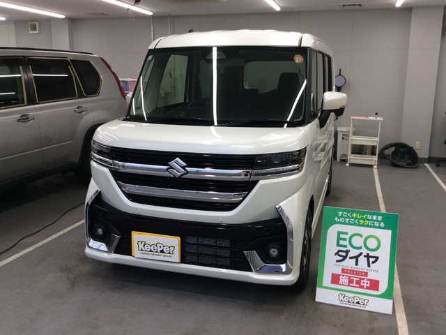 スズキ　スペーシアカスタム｜EXキーパー施工後の輝き