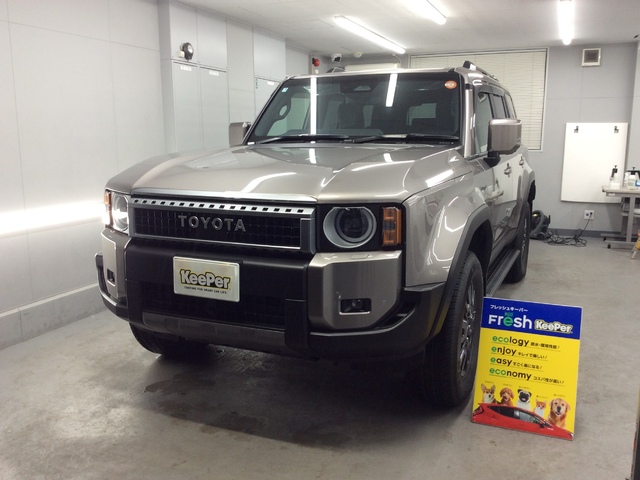 トヨタ　ランドクルーザー250｜EXキーパー施工後の輝き