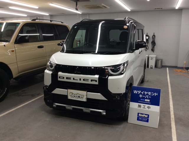 三菱 デリカミニ|EXキーパー施工後のツヤと輝き