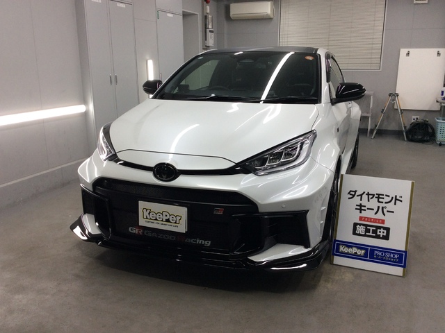 トヨタ GRヤリス|EXキーパー施工後のツヤと輝き