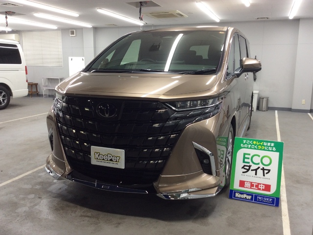 トヨタ アルファード|EXキーパー施工後のツヤと輝き