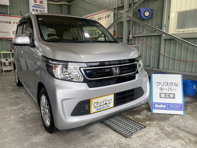 クリスタルキーパー施工車