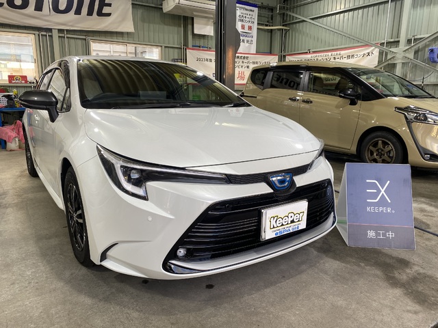 クリスタルキーパー施工車