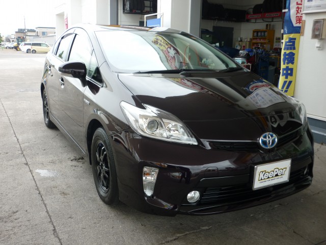 トヨタ プリウス 39号線旭川永山給油所 北海道 フォトログ キレイを 長く のカーコーティング